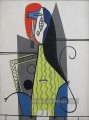 Femme dans un fauteuil 4 1927 cubiste Pablo Picasso